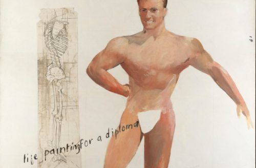 David Hockney – Life Painting for a Diploma © Yageo Foundation