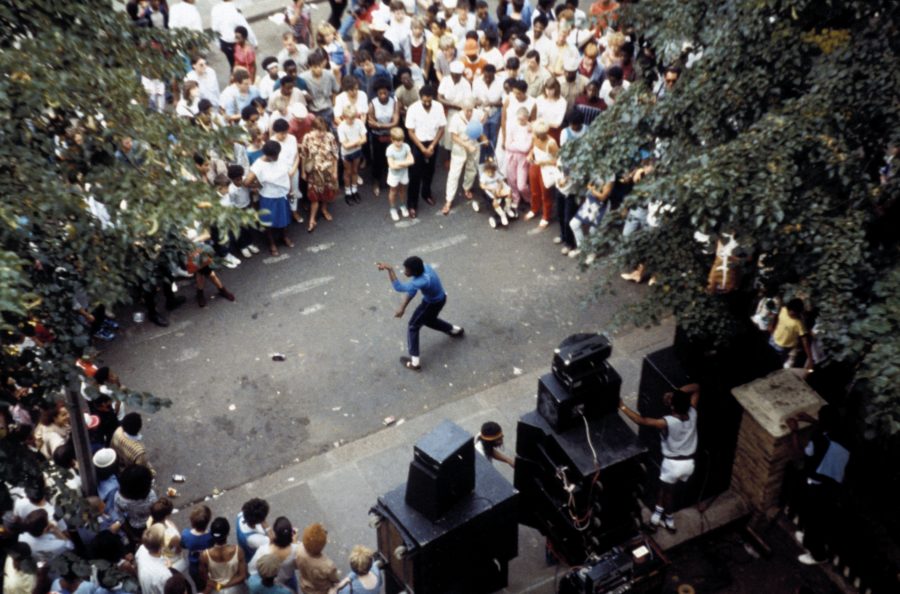 Norman Jay's Good Times sound system, Notting Hill Carnival, 1984 © Steve Cesar